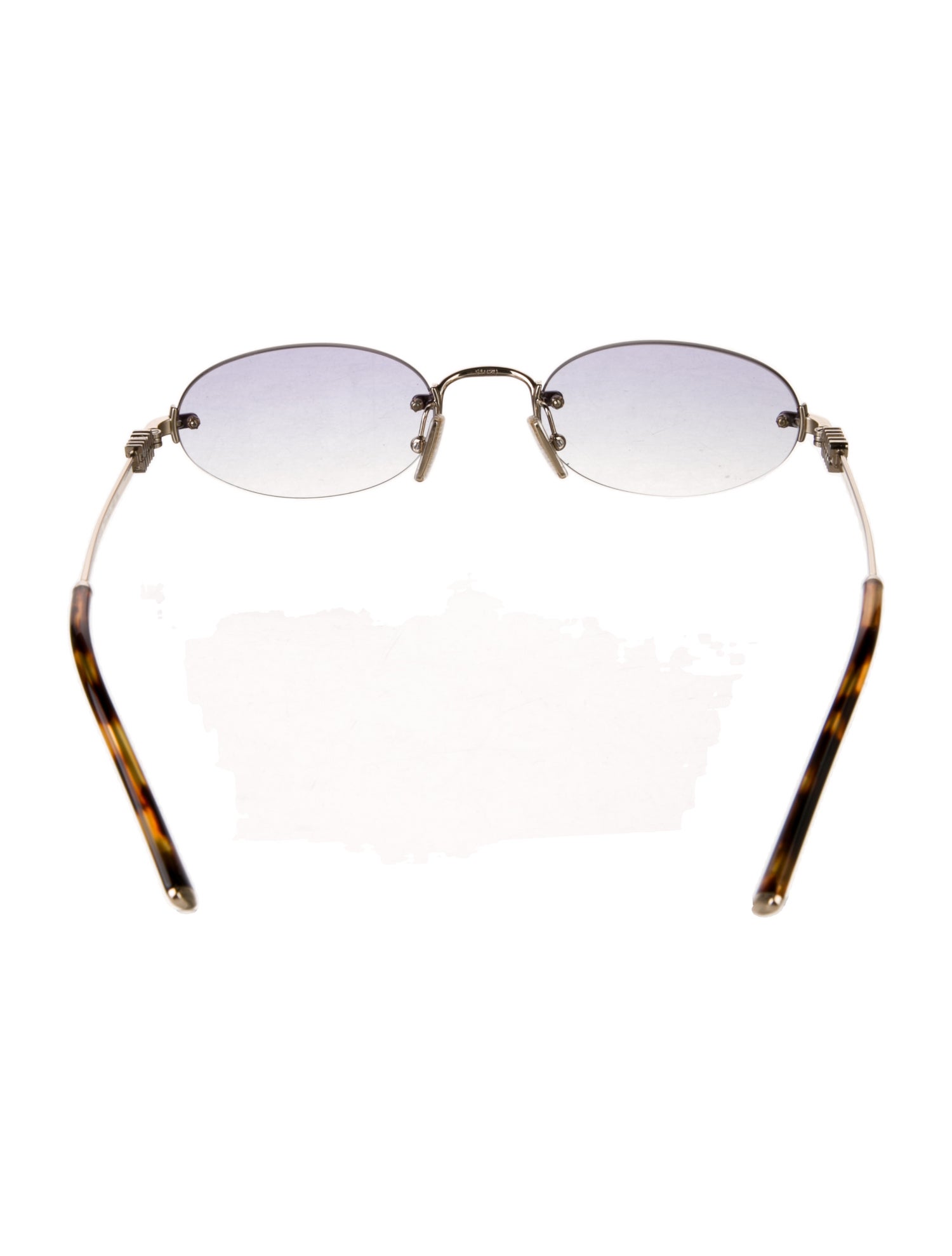 Miu Miu Round Gradient Sunglasses