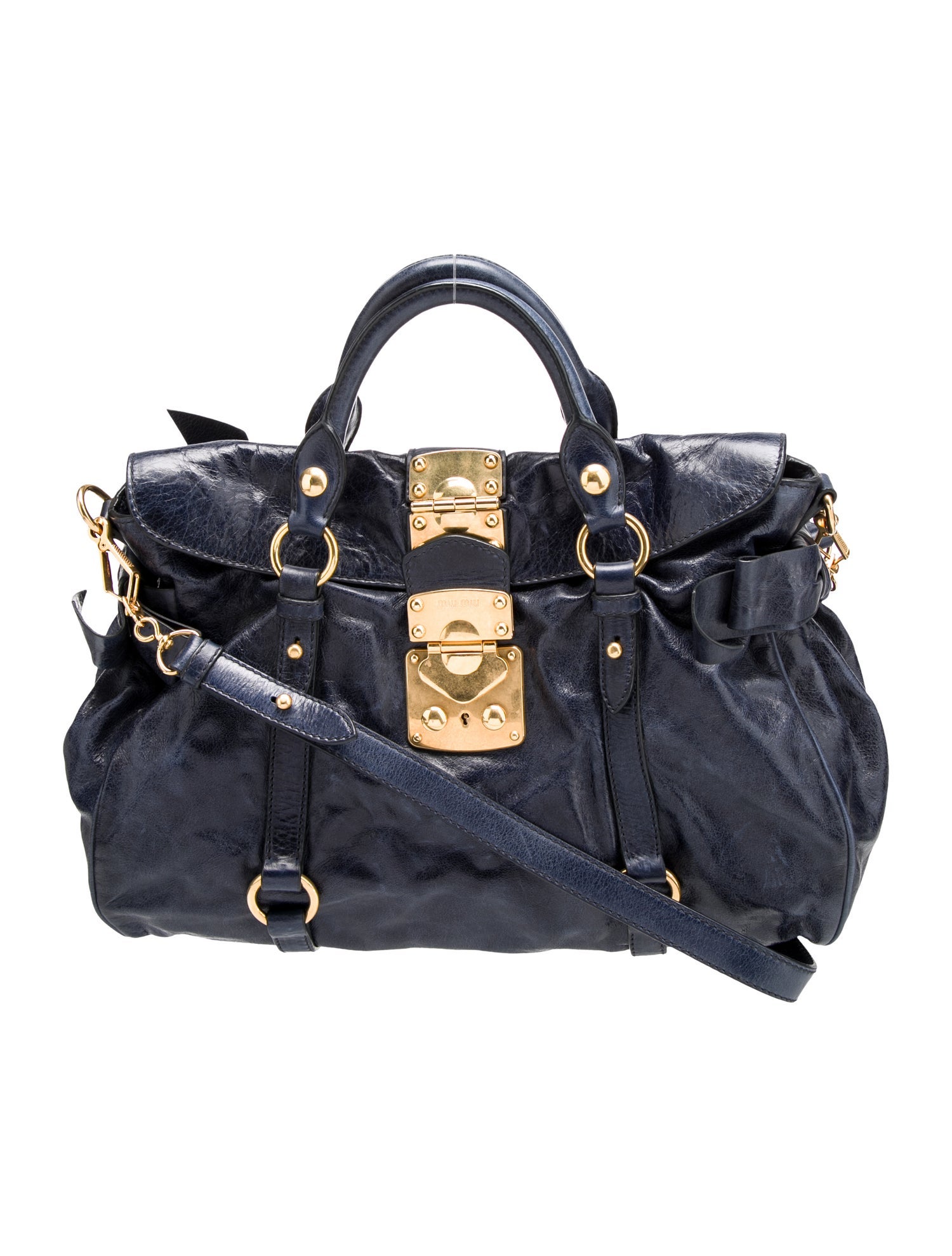 Miu Miu Calfskin Top Handle Bag