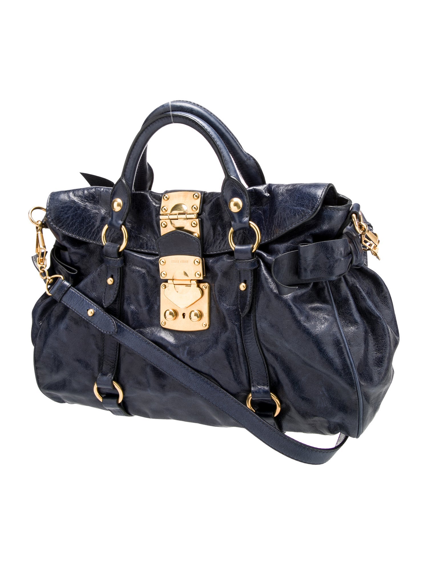 Miu Miu Calfskin Top Handle Bag