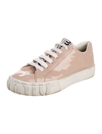 Miu Miu Patent Leather Sneakers
