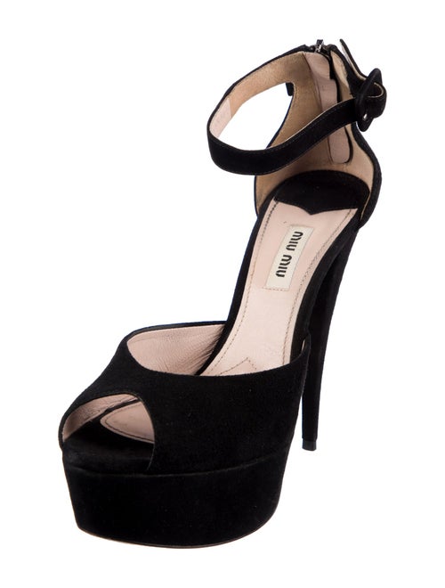 Miu Miu Suede D'Orsay Pumps