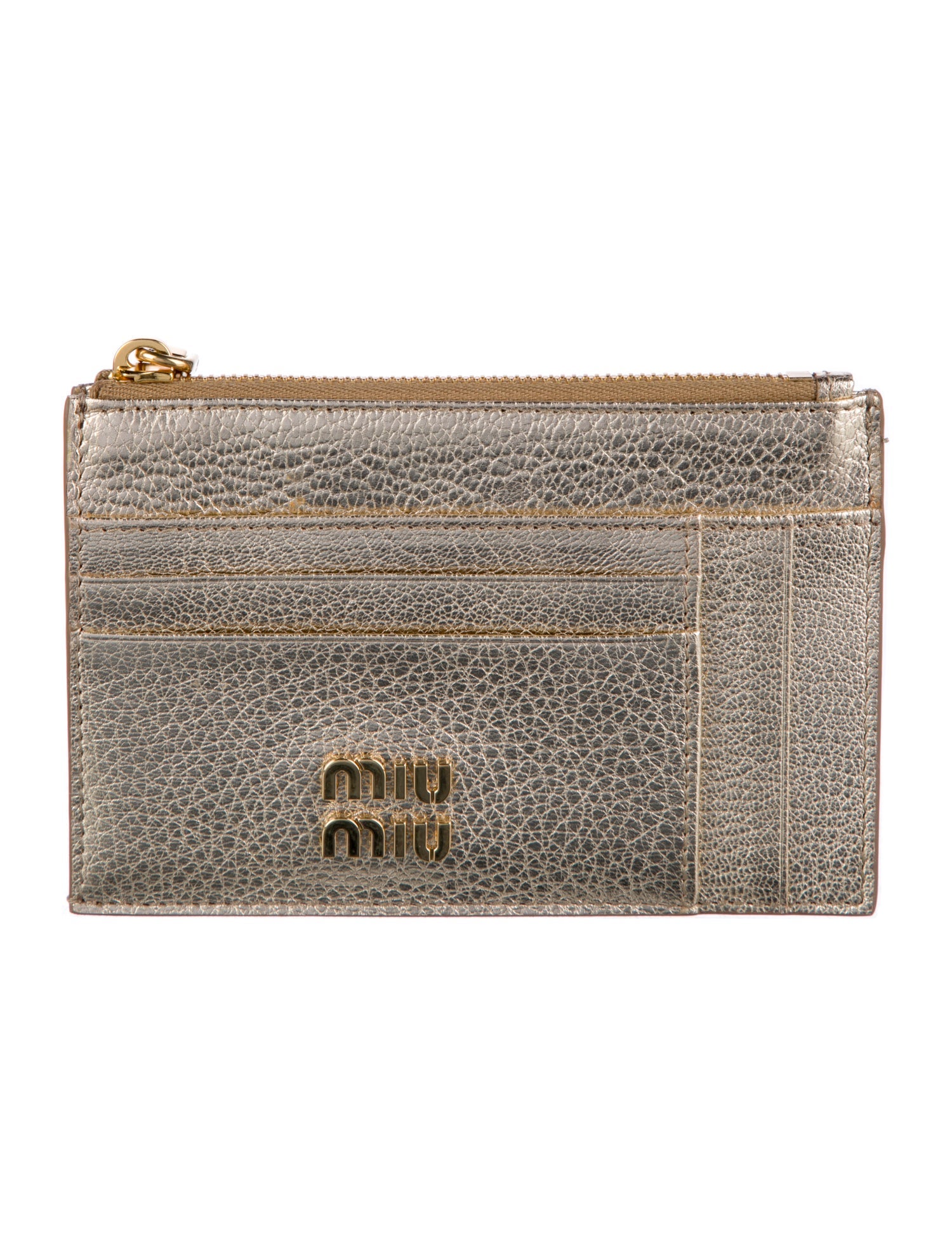 Miu Miu Patent Leather Card Holder