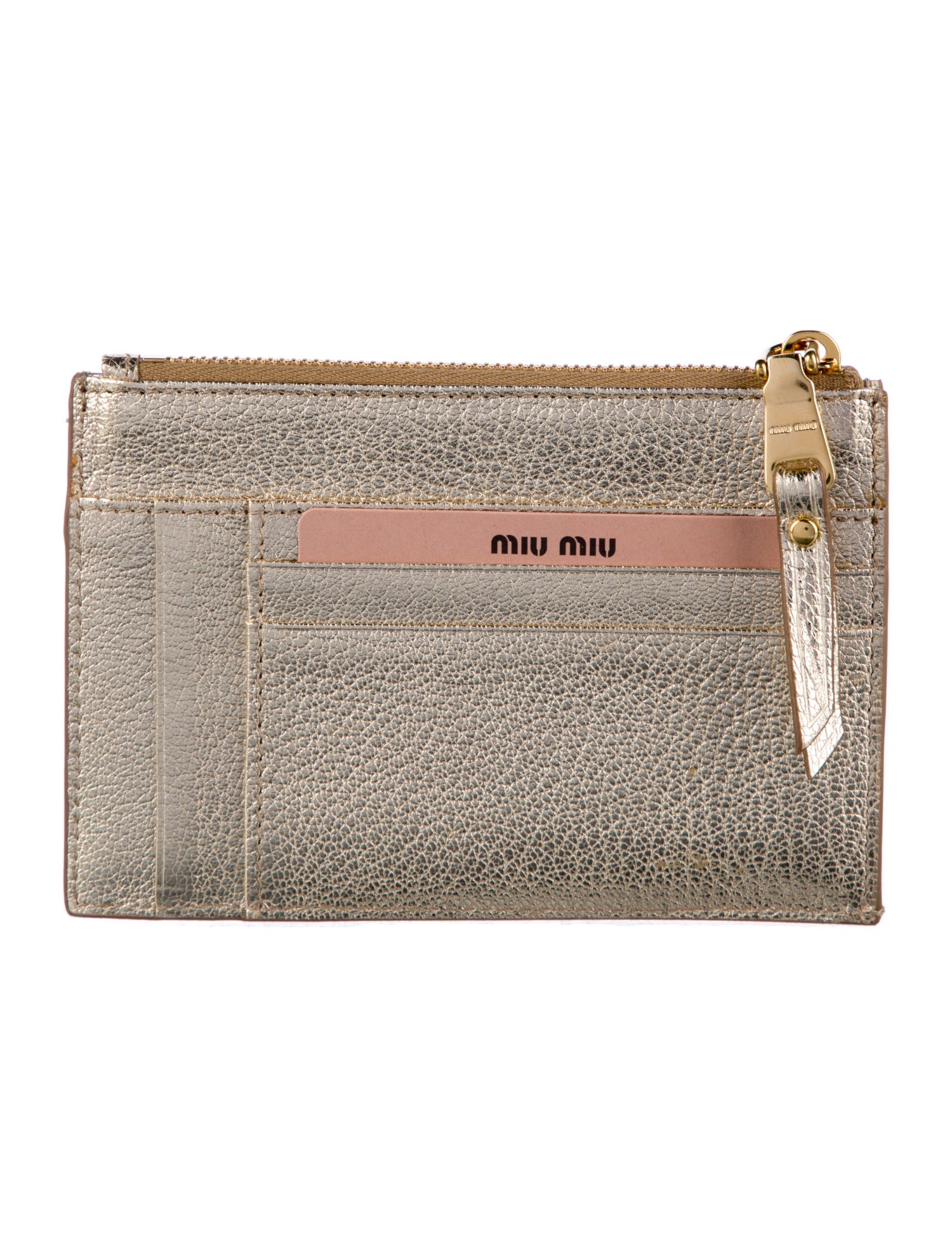 Miu Miu Patent Leather Card Holder
