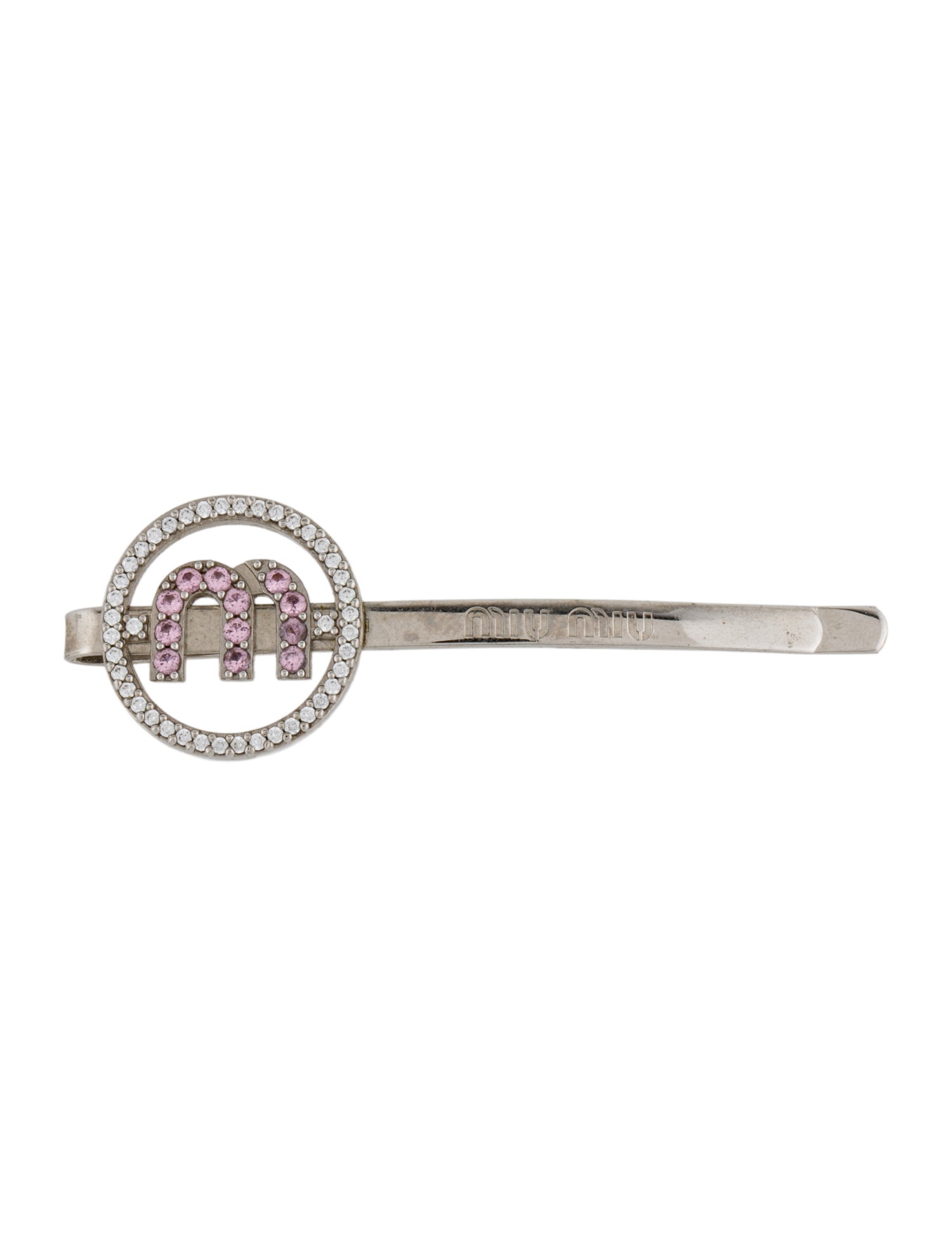 Miu Miu Miu Miu Crystal Embellished Hair clip