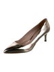 Miu Miu Patent Leather Glitter Accents Pumps