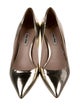Miu Miu Patent Leather Glitter Accents Pumps