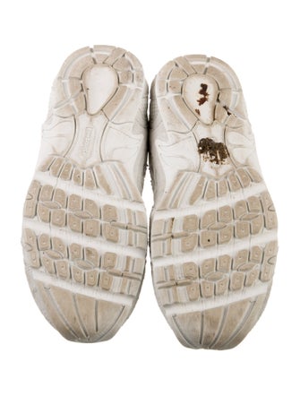 Miu Miu Suede Colorblock Pattern Sneakers