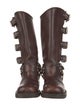 Miu Miu Leather Riding Boots