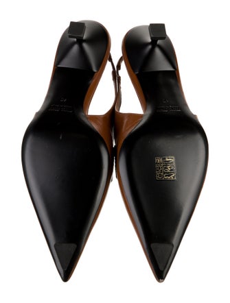 Miu Miu Leather Slingback Pumps
