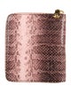 Miu Miu Leather Animal Print Compact Wallet