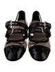 Miu Miu Patent Leather Bow Accents Mary Jane Flats