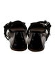 Miu Miu Patent Leather Bow Accents Mary Jane Flats
