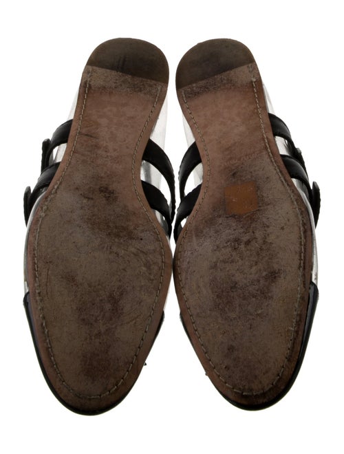 Miu Miu Patent Leather Bow Accents Mary Jane Flats