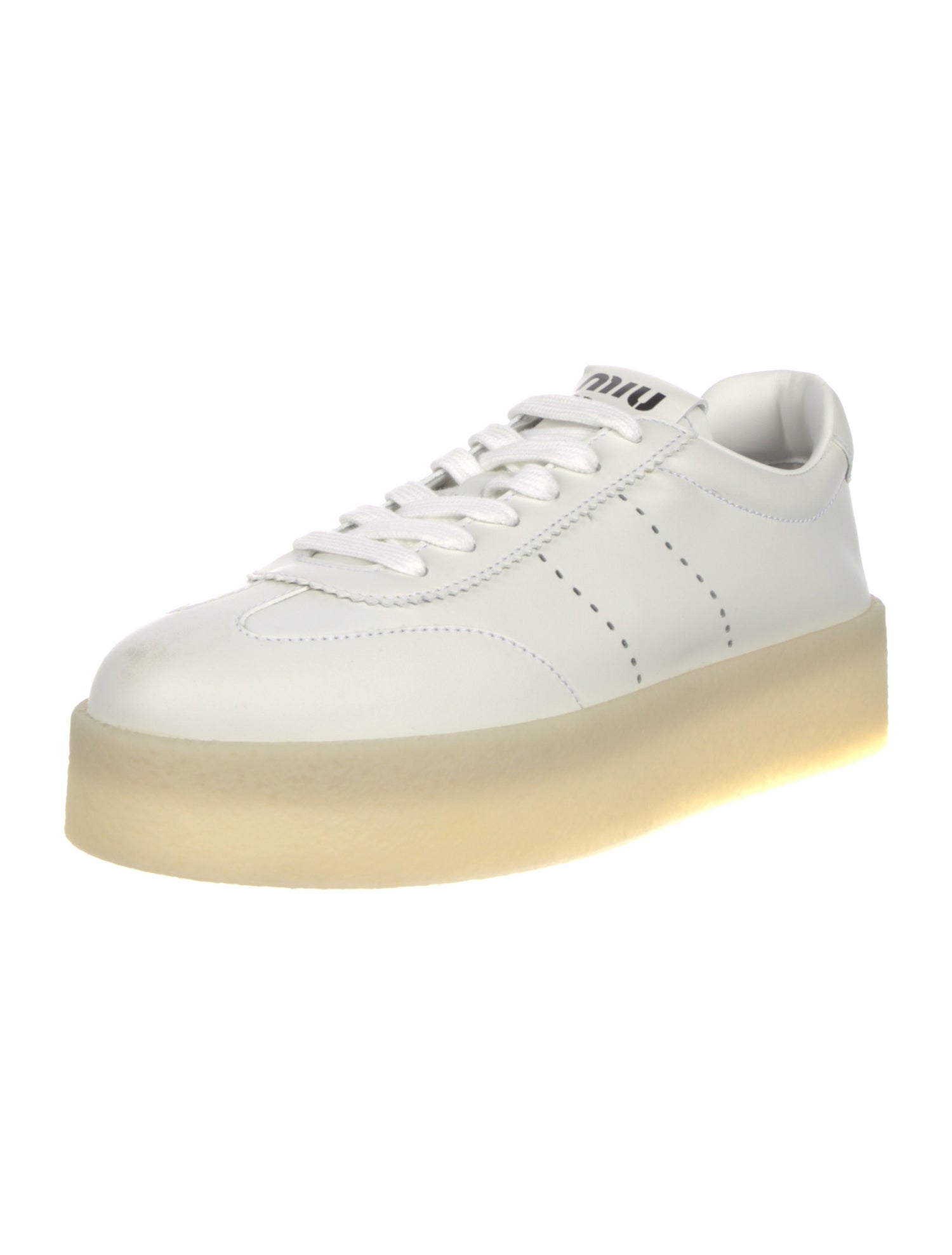 Miu Miu Leather Sneakers