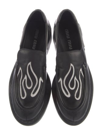 Miu Miu Leather Oxfords