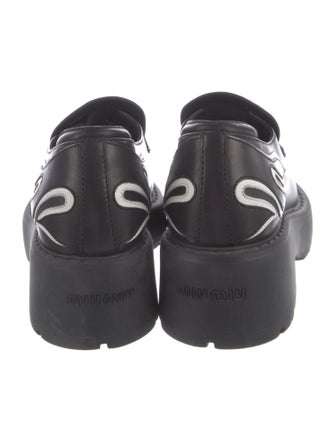 Miu Miu Leather Oxfords