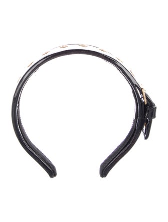 Miu Miu Patent Leather Headband