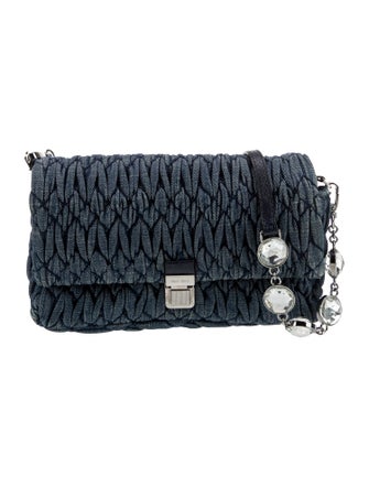 Miu Miu Denim Evening Bag
