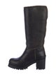 Miu Miu Leather Riding Boots