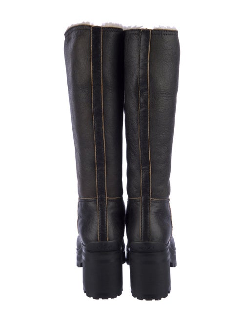 Miu Miu Leather Riding Boots