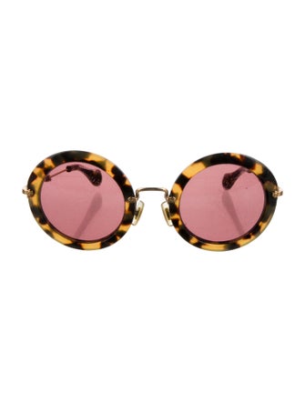 Miu Miu Oversize Tinted Sunglasses