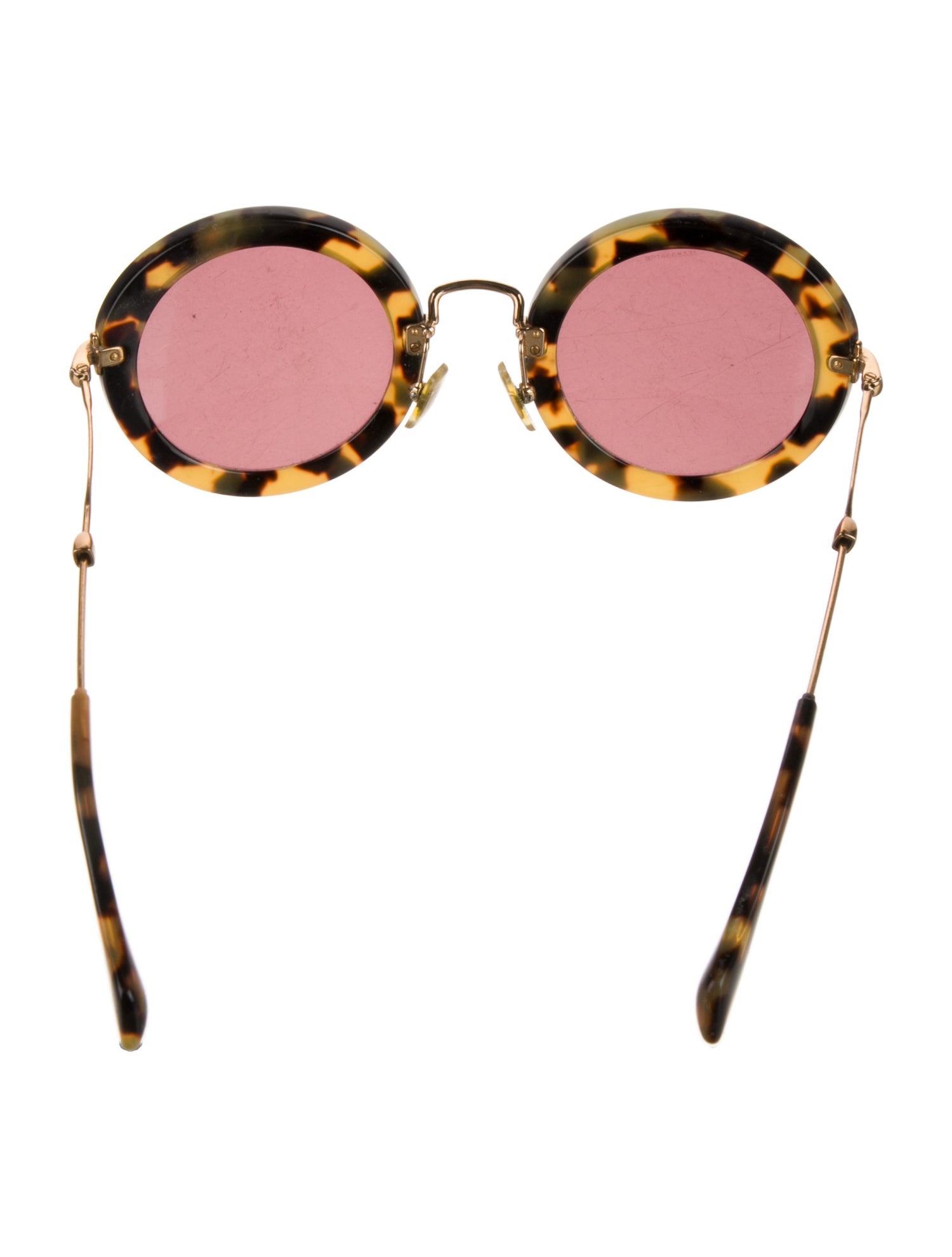 Miu Miu Oversize Tinted Sunglasses