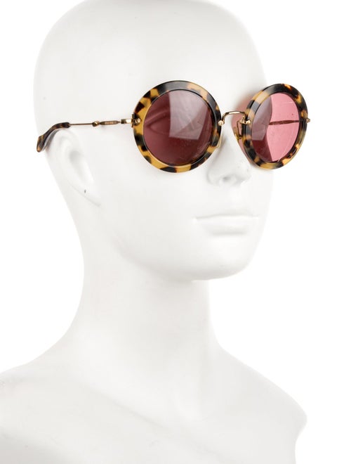 Miu Miu Oversize Tinted Sunglasses