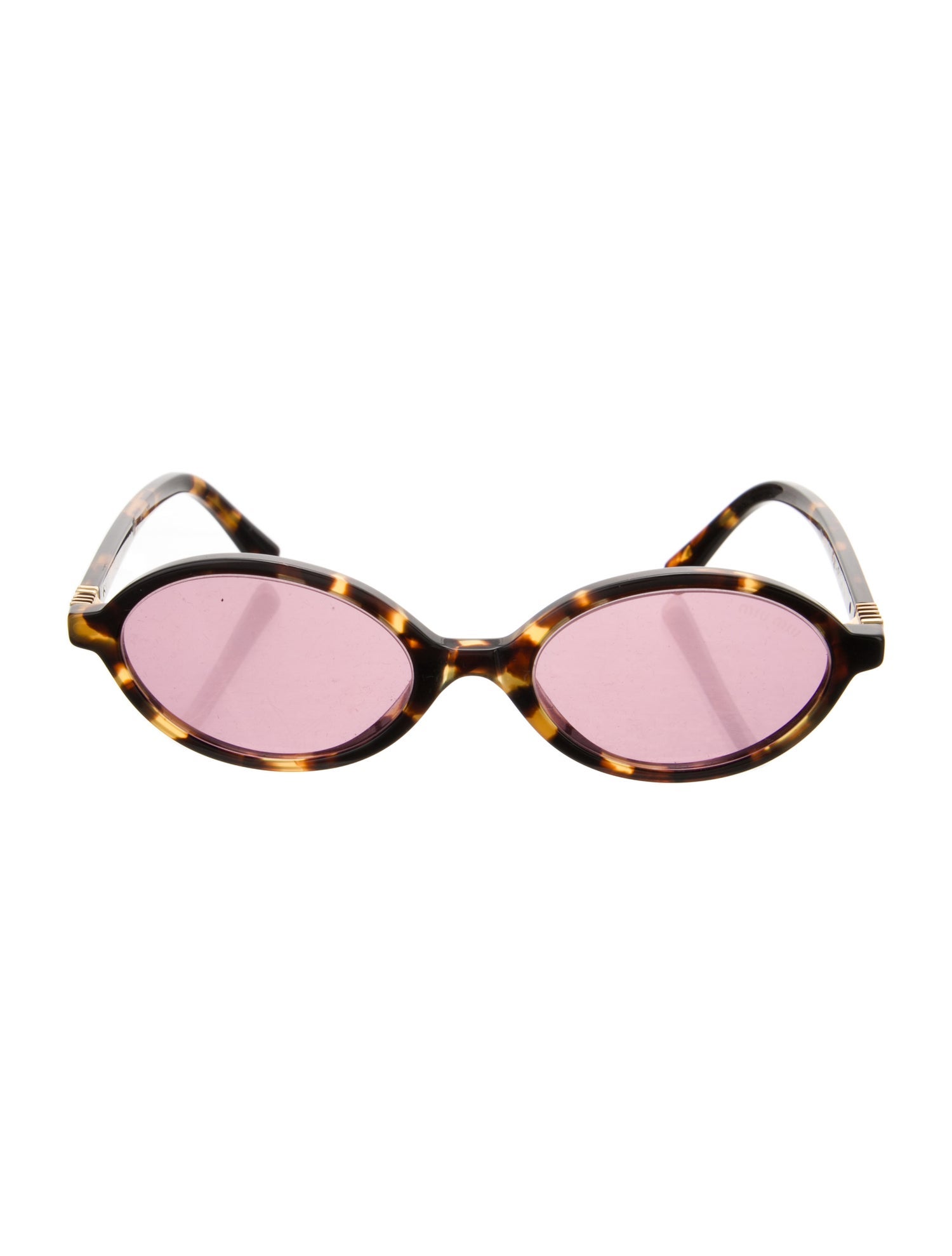 Miu Miu Round Tinted Sunglasses