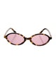 Miu Miu Round Tinted Sunglasses