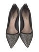 Miu Miu Glitter Plaid Print Pumps