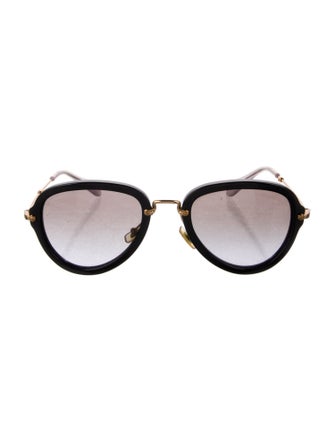 Miu Miu Aviator Gradient Sunglasses