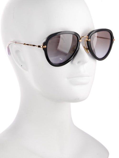 Miu Miu Aviator Gradient Sunglasses