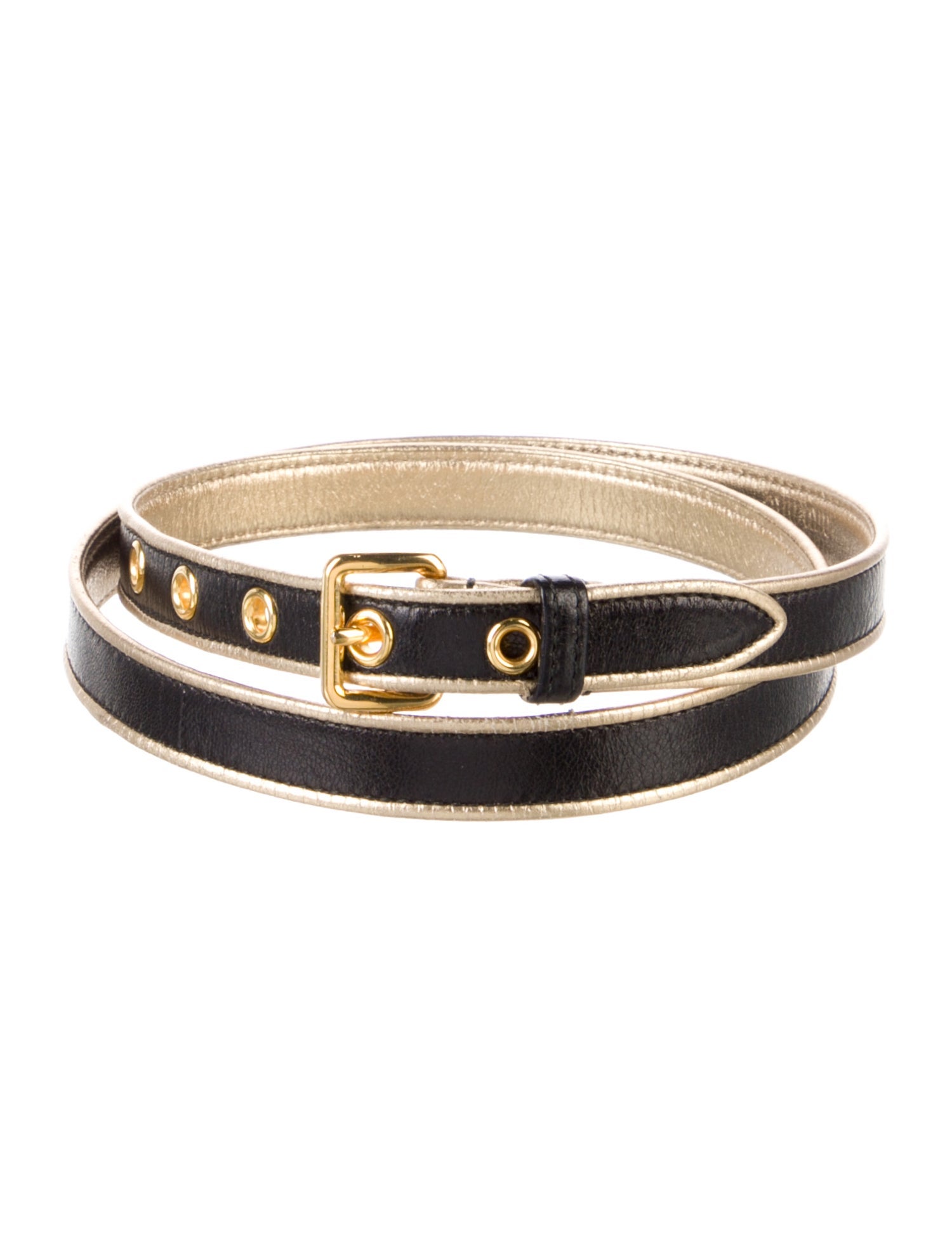 Miu Miu Skinny Leather Belt