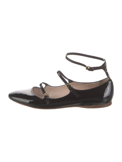 Miu Miu Patent Leather Mary Jane Flats