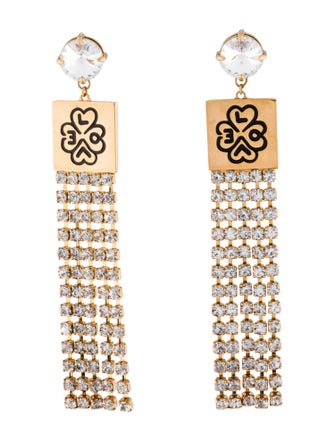 Miu Miu Crystal Drop Earrings