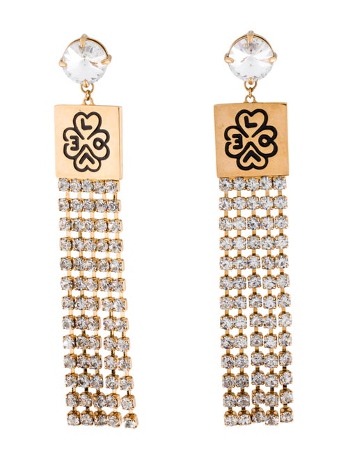 Miu Miu Crystal Drop Earrings