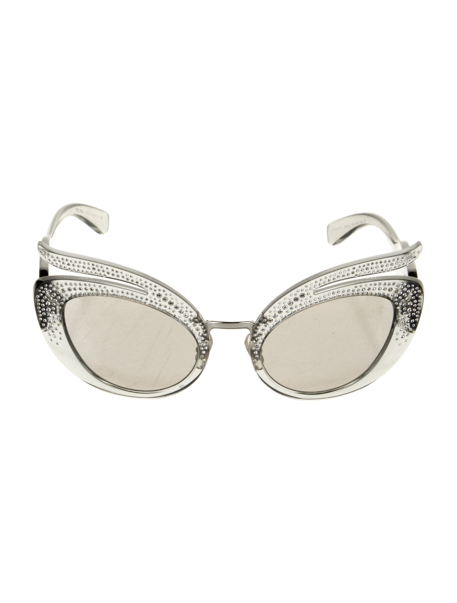 Miu Miu Cat-Eye Mirrored Sunglasses