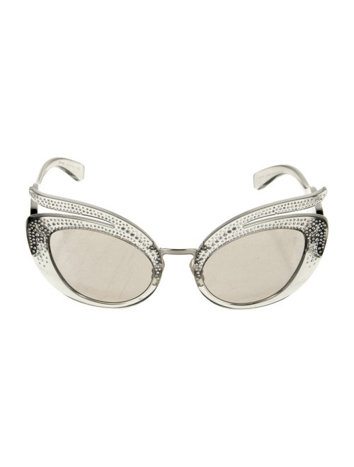 Miu Miu Cat-Eye Mirrored Sunglasses