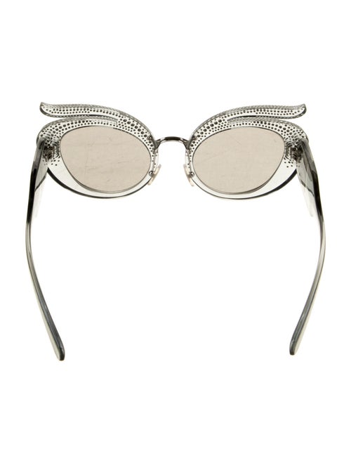 Miu Miu Cat-Eye Mirrored Sunglasses