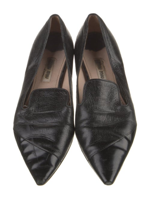 Miu Miu Leather Loafers