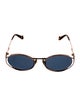 Miu Miu Round Tinted Sunglasses