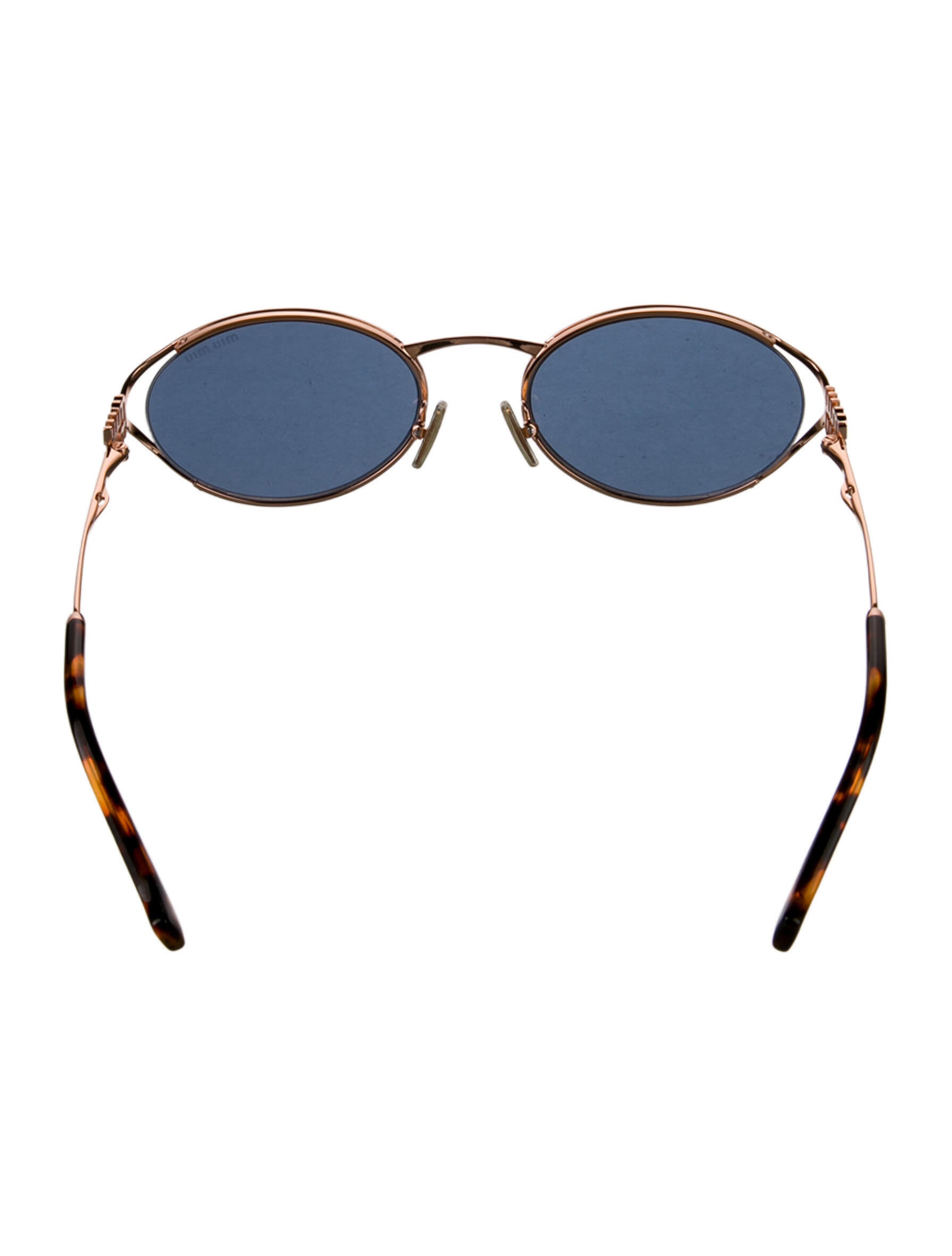 Miu Miu Round Tinted Sunglasses