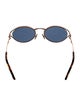 Miu Miu Round Tinted Sunglasses