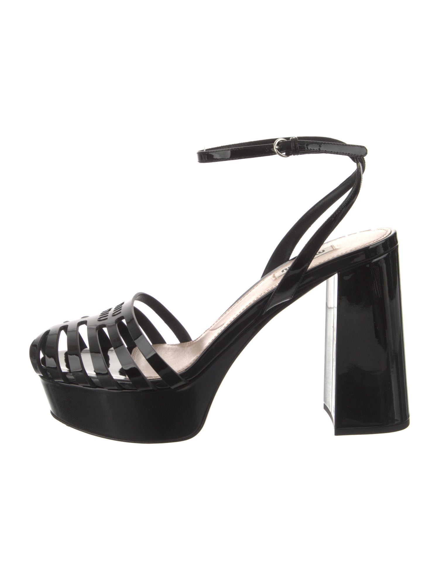 Miu Miu Patent Leather Sandals
