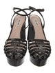 Miu Miu Patent Leather Sandals