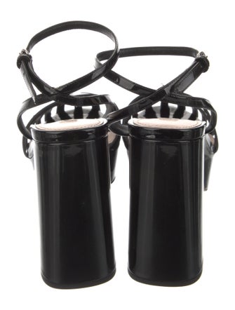 Miu Miu Patent Leather Sandals