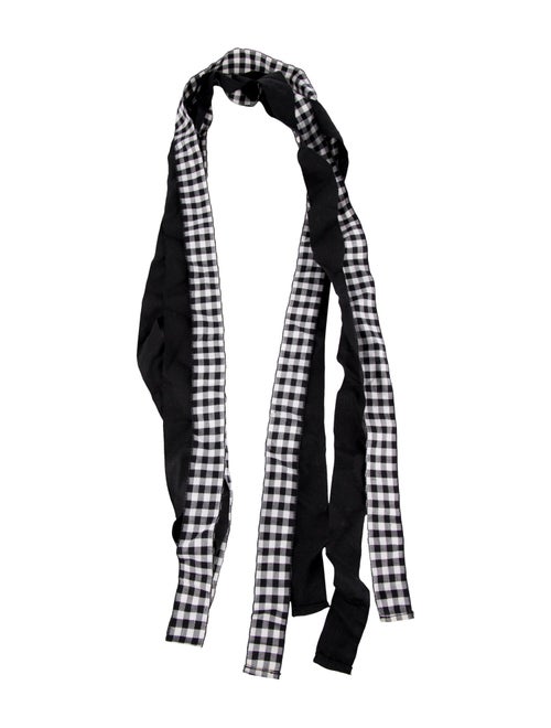 Miu Miu Denim Bow Accents Mary Jane Flats