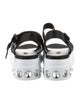Miu Miu Crystal Embellishments Slingback Sandals