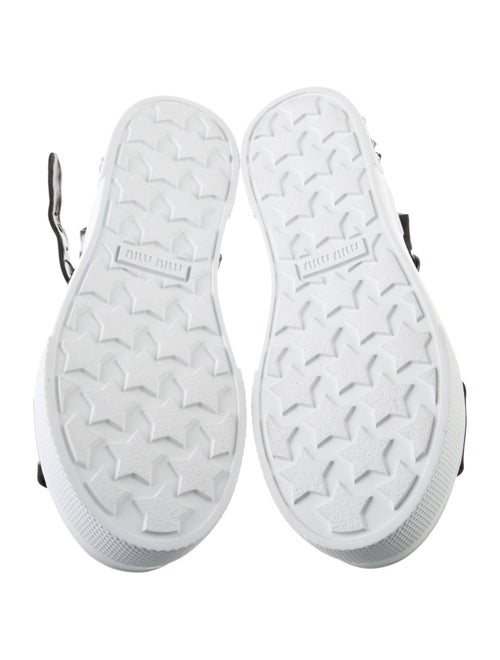 Miu Miu Crystal Embellishments Slingback Sandals