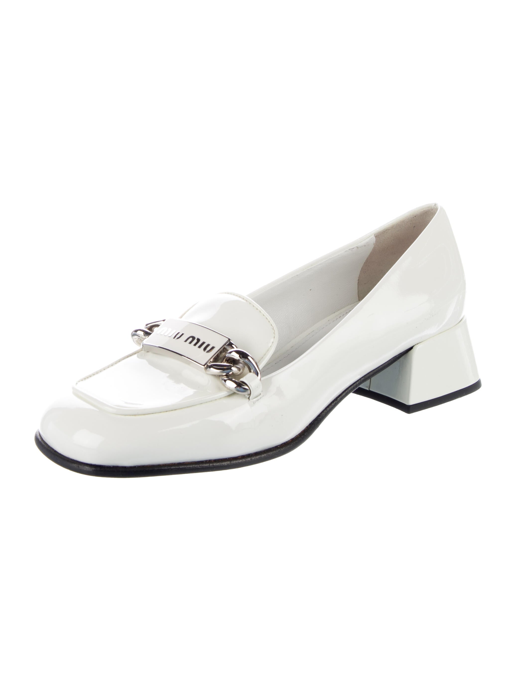 Miu Miu Patent Leather Loafers